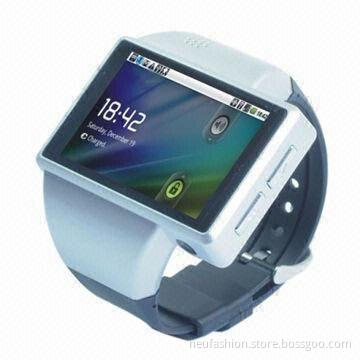 Smart Wristwatch Mobile, GPS/G-sensor/Google's Android 2.2 OS/4GB ROM/2GB RAM/Up to 32GB Capacity
